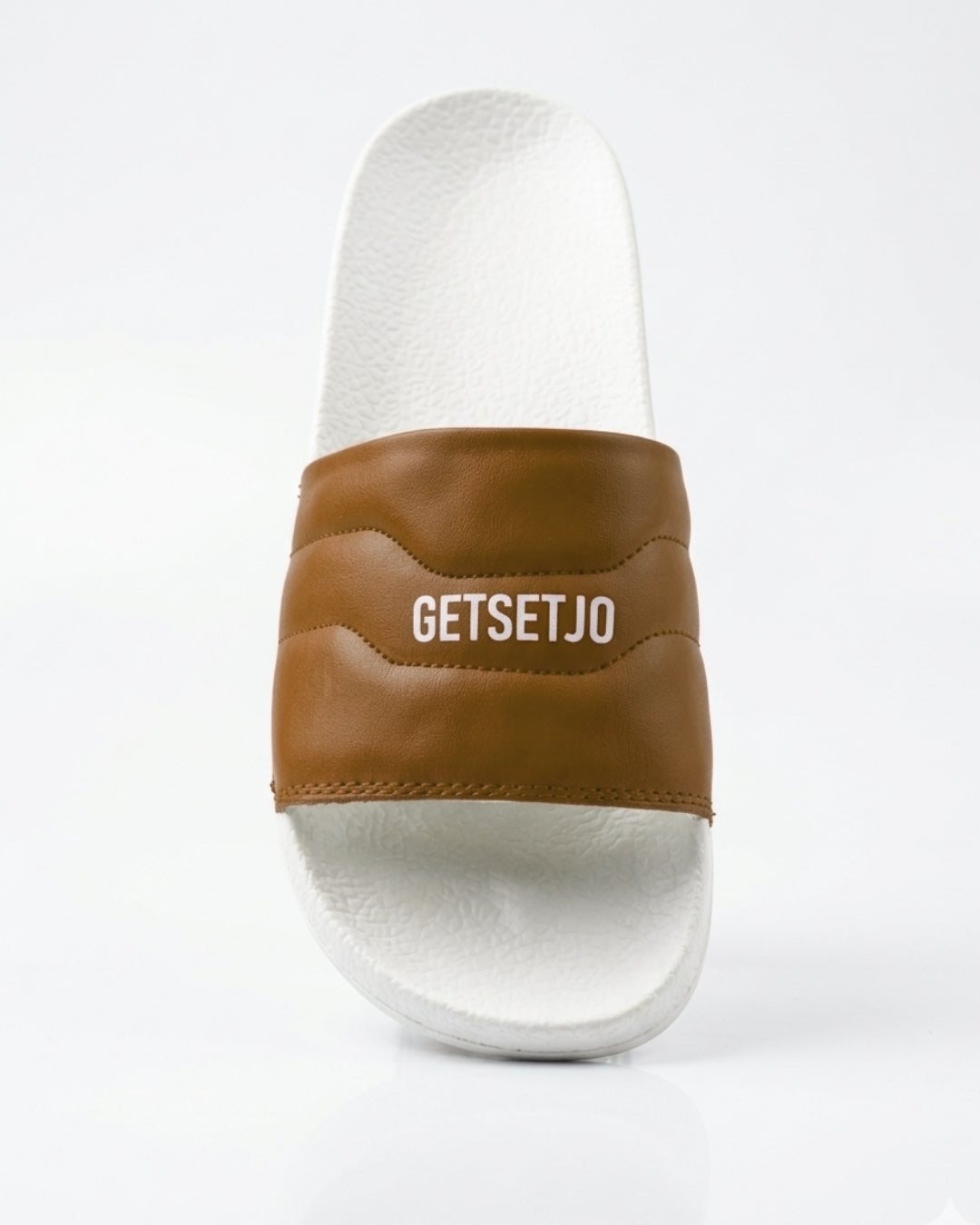 Stylish Genz Algo Brown Cushion Slides