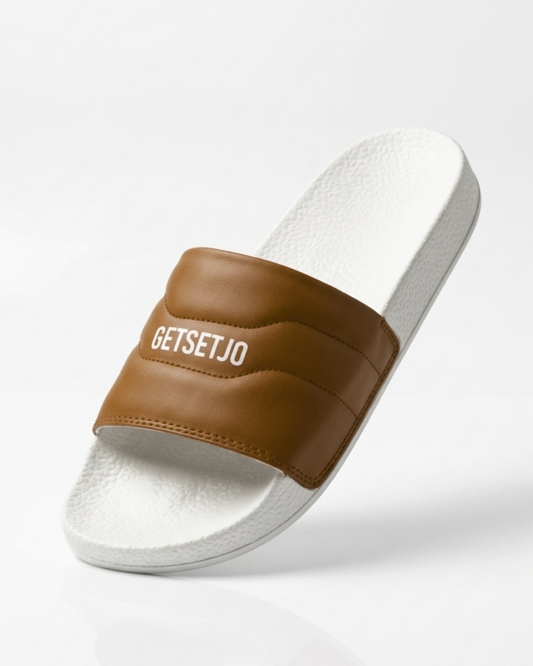 Jootiyapa Algo Brown Cushion Slides – Soft-Step Comfort Jootiyapa