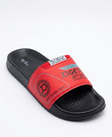 Stylish Genz Jawa Red Cushion Slides