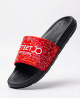Stylish Genz Red Cushion Slides
