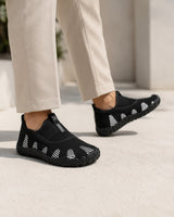 Oxygen Black wide toe shoes for men