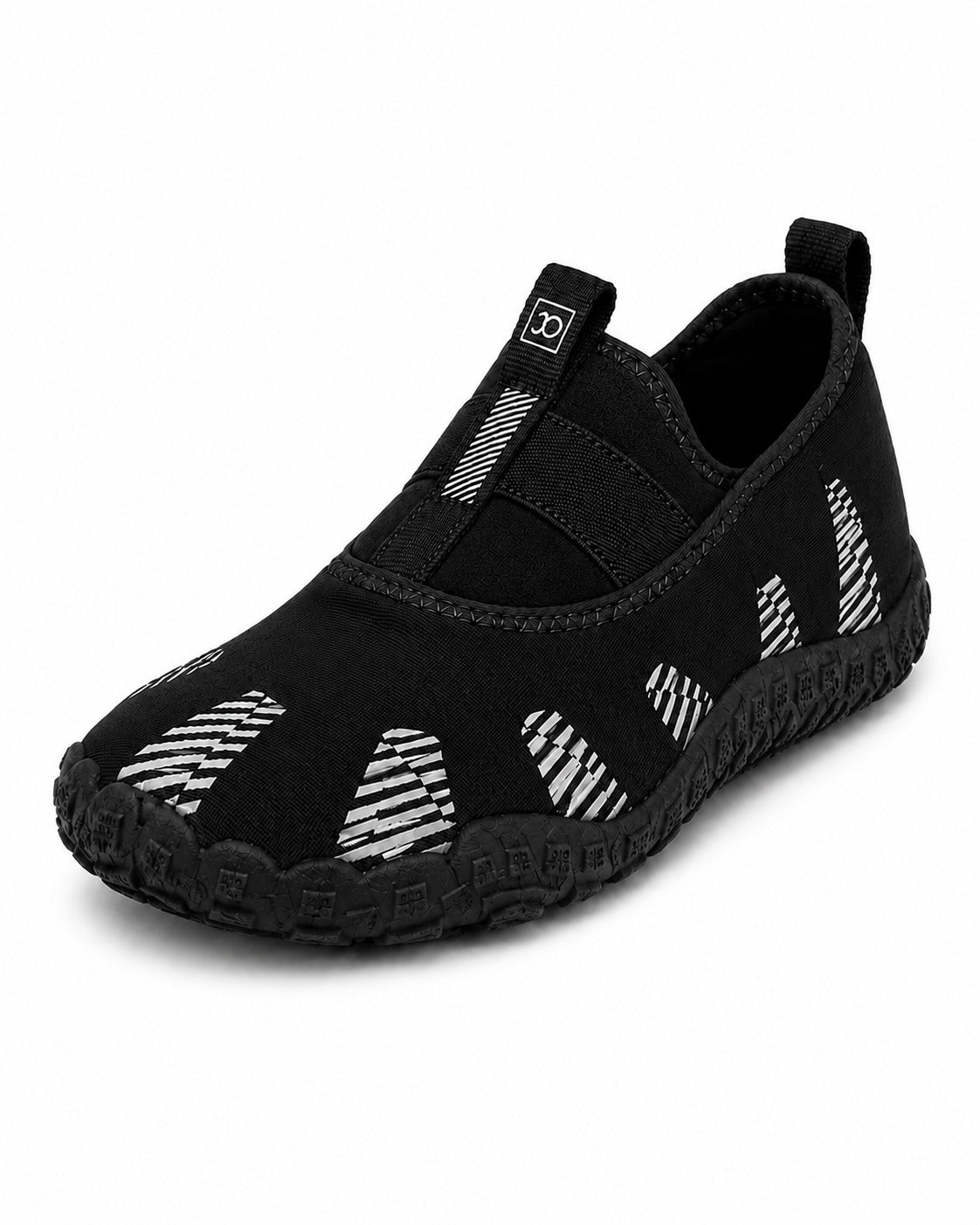 Oxygen Black wide toe shoes for men