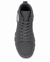 Grey High-Top Boot